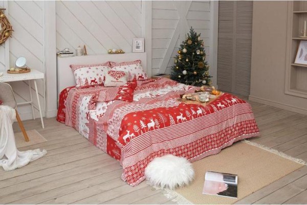 Постельное белье LoveLife дуэт Reindeer 143*215см-2шт,240*225см,50*70см-2шт