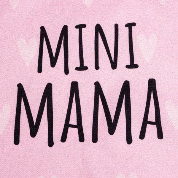 Фартук детский Этель "Mini mama", 46х60 см, 100% хлопок, саржа