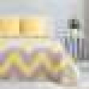 Постельное бельё Этель 2 сп «Жёлтый Шеврон» 175х215, 200х220, 70х70-2 шт