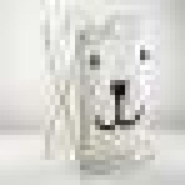 Корзина для белья складная «Медвежонок», 35×28,5×57,5 см, цвет белый